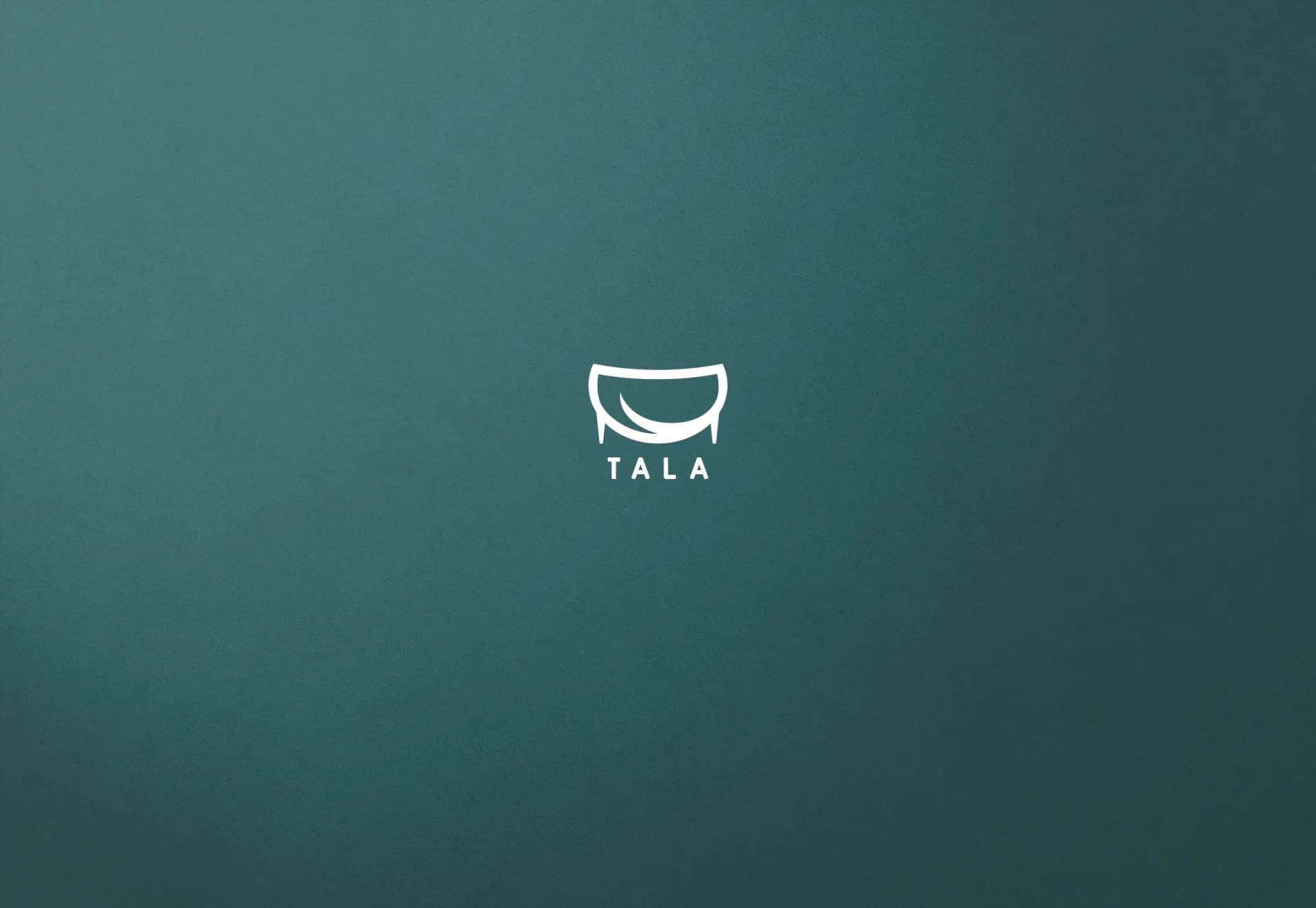 The Tala logo, its tanoa bowl illustration in white on deep teal.